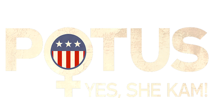 Vintage Potus Female Symbol Yes She Kam Harris For President T-Shirt