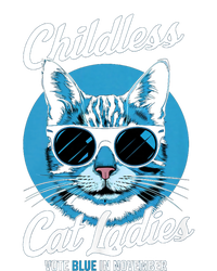 Childless Cat Ladies Vote Blue In November Democrats Liberal Womens Funnel Neck Pullover Hood