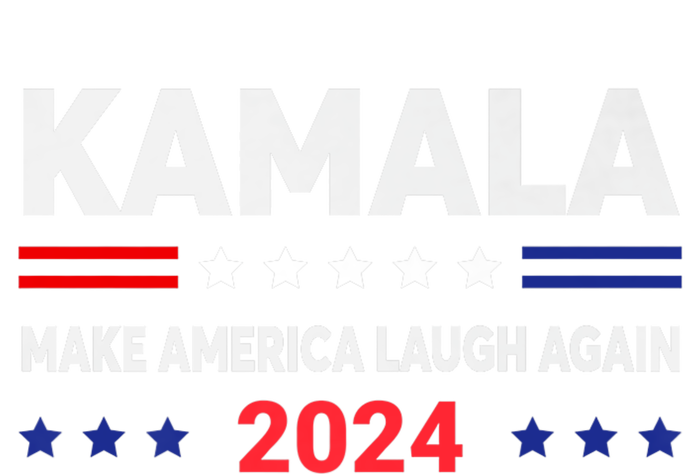 Make America Laugh Again 2024 Kamala Striped Beanie with Solid Band