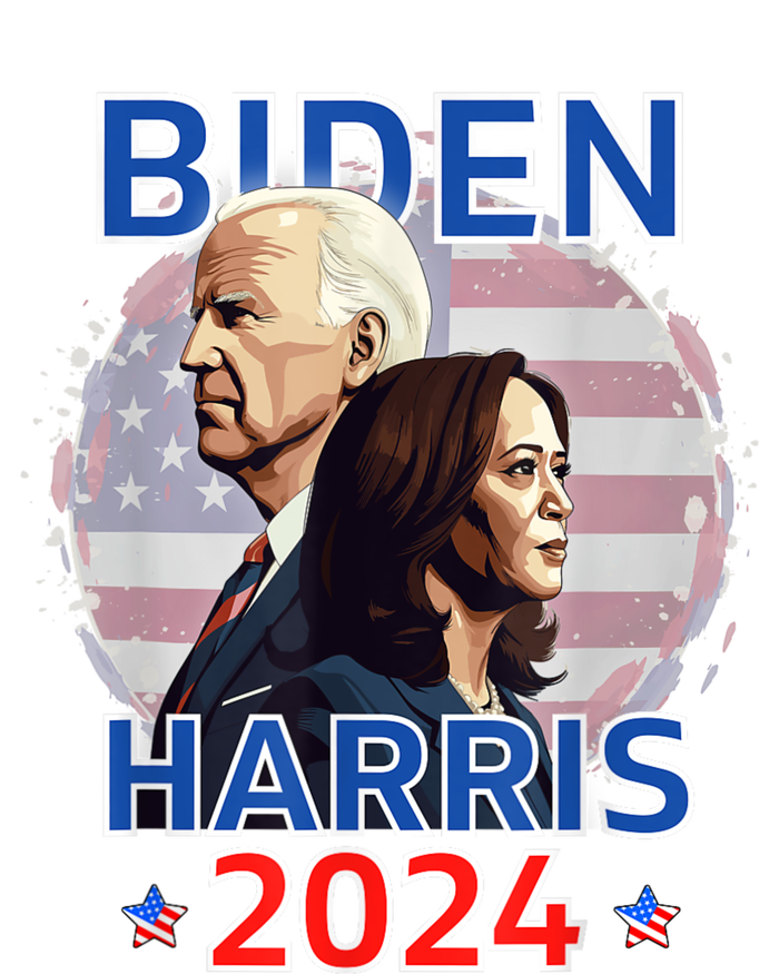 Patriotic Joe Biden Kamala Harris Democrat Campaign 2024 Women's Racerback Tank