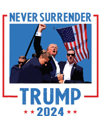 Never Surrender Trump 2024 Performance Long Sleeve Polo