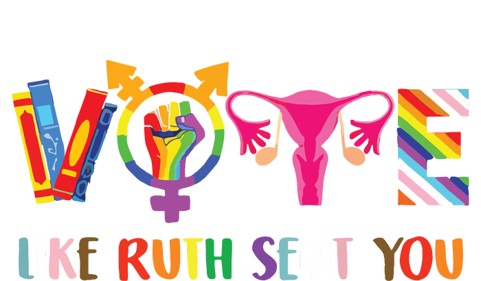 Vote Like Ruth Sent You Uterus Feminist Lgbt Retro Tank Top