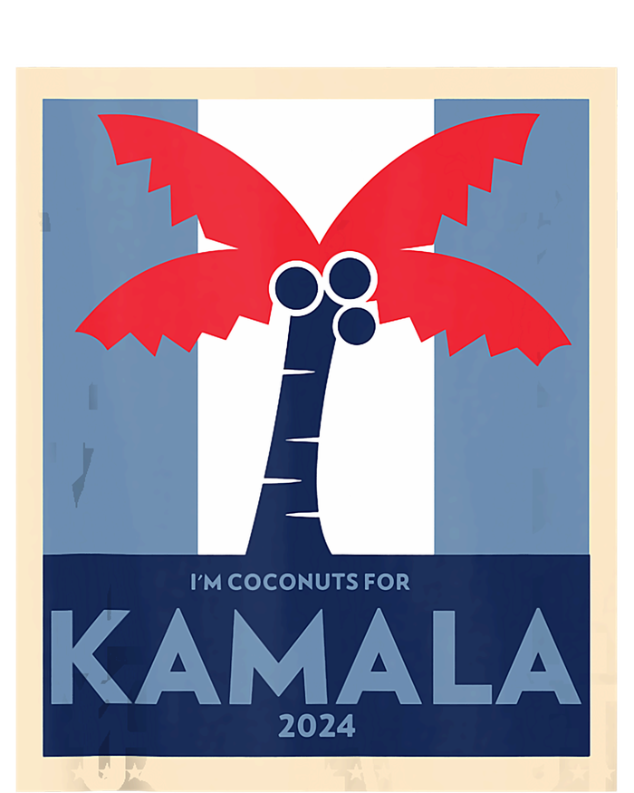 Funny IM Coconuts For Kamala Meme 2024 President Election Magnet