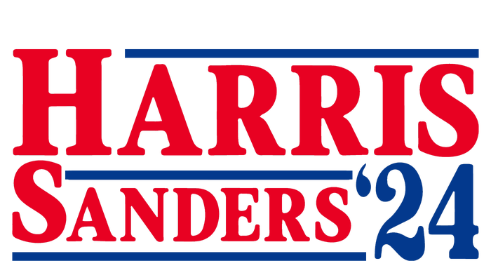 Harris 24 Sanders Harris 2024 President Harris Political T-Shirt