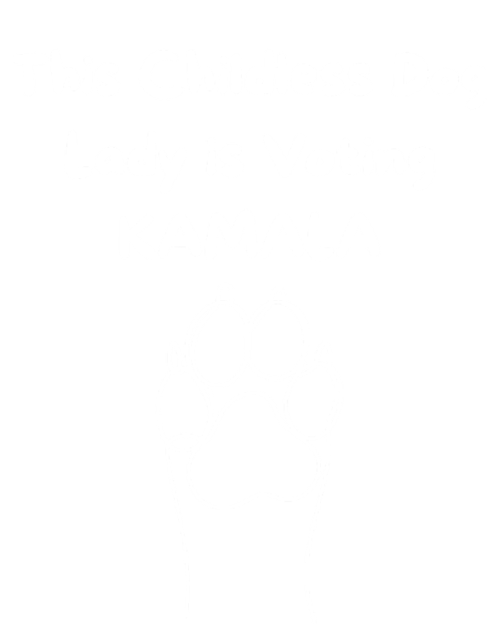 This Childless Dog Lady Is Voting Kamala Dog Lovers Women's T-Shirt