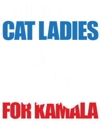 Childless Cat Ladies For Kamala Tie-Dye T-Shirt