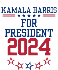 Kamala Harris For President 2024 Full-Length Apron With Pockets