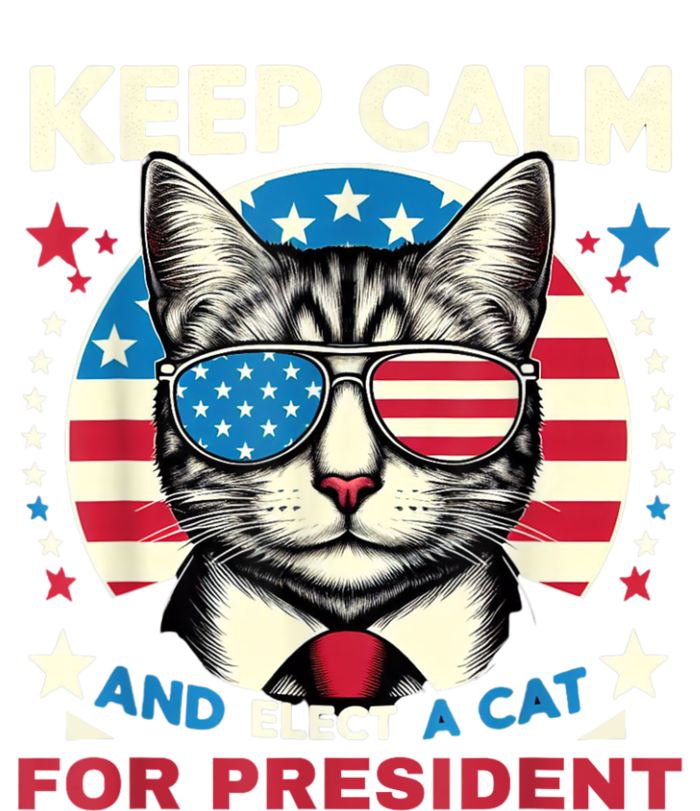 Funny My Cat For President 2024 Political Election Vote 2024 Garment-Dyed Heavyweight T-Shirt