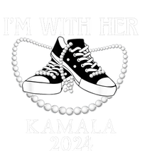 IM With Her Kamala Chucks And Pearls Election 2024 Premium T-Shirt