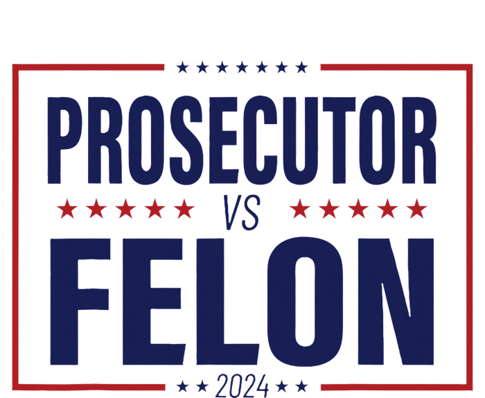 Funny Voting Election 2024 Usa The Prosecutor Vs The Felon T-Shirt