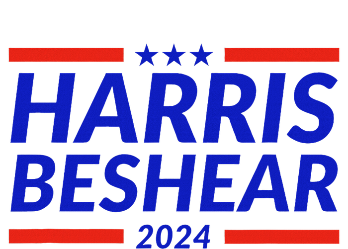 Harris Beshear 2024 Kamala Harris Andy Beshear President Garment-Dyed Heavyweight T-Shirt