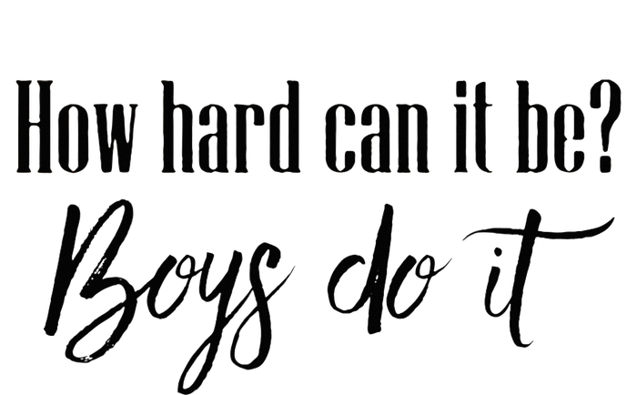 How Hard Can It Be Do It Funny Quotes Apparel Crop Fleece Hoodie