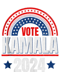 Kamala Harris 2024 Vote For President Election Retro Rainbow Sustainable Bucket Hat