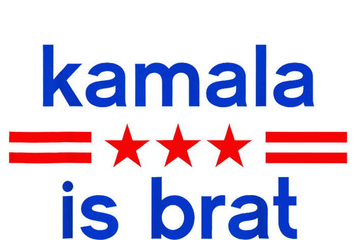 Kamala Is BratCute Quotes American Garment-Dyed Sweatshirt