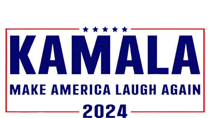 Make America Laugh Again American Flag Kamala 2024 T-Shirt