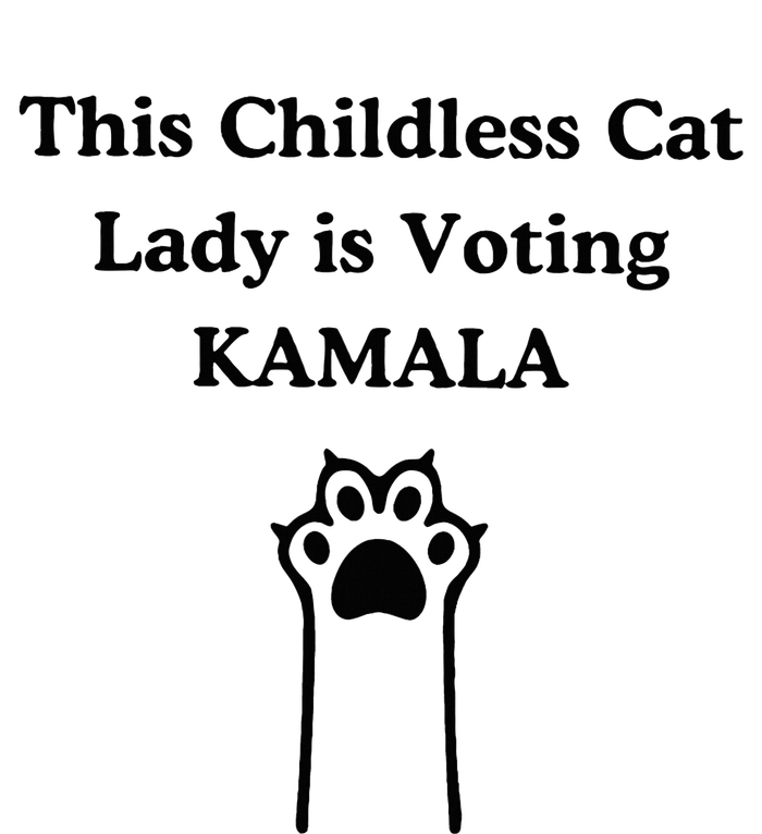 This Childless Cat Lady Is Voting Kamala Cooling Performance Crew T-Shirt