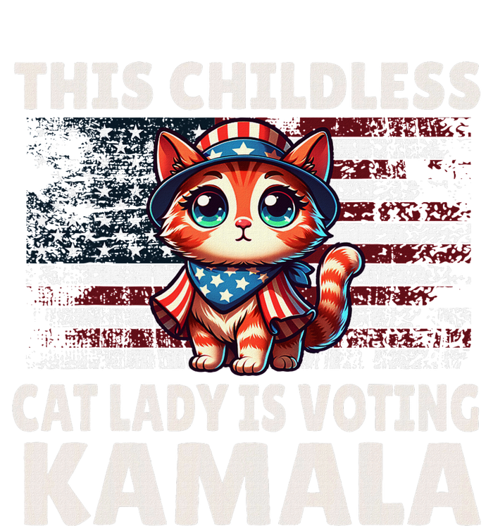 This Childless Cat Lady Is Voting Kamala Kids Sweatshirt