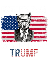 Even My Dog Wants To Be Trump Funny Pro Trump Dog Lover Gift T-Shirt