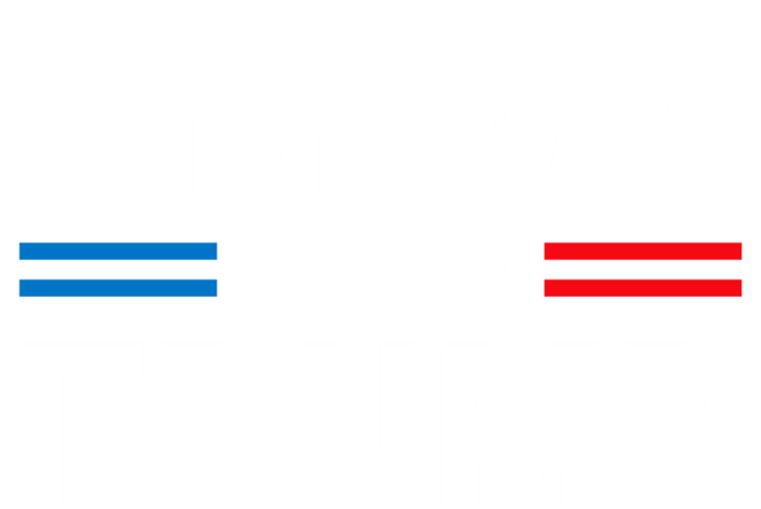 I Stand With Trump Us Flag Support Trump 2024 Vintage Gift T-Shirt