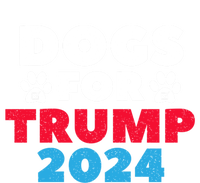 Dogs For Trump 2024 Election Gift Valucap Bio-Washed Visor