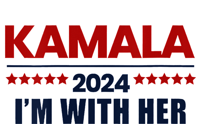 IM With Her Kamala Vote For 2024 President Kamala Harris V Neck T-Shirt