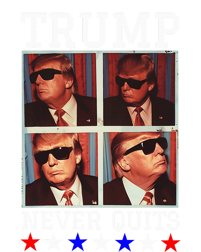 President Trump Never Quits Djt Cool Trump In Sunglasses Wool Snapback Cap