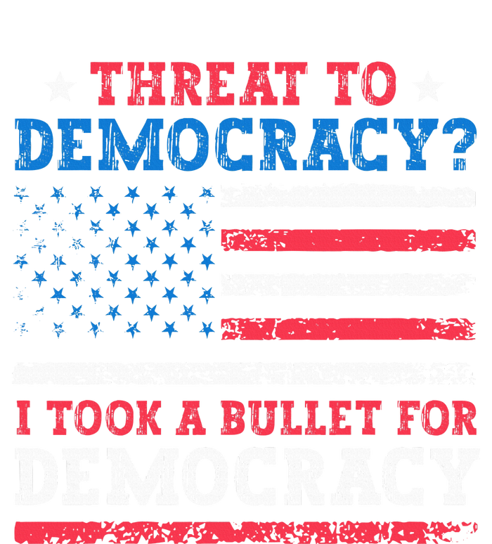 Threat To Democracy I Took A Bullet For Democracy Trump 2024 Tank Top