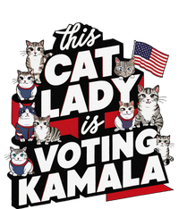 Cat Lady Voting For Kamala Harris 2024 1st Female President Gift Softstyle Adult Sport Polo