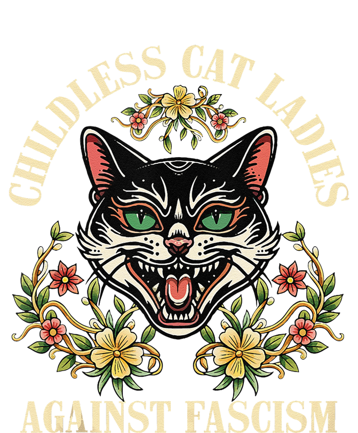 Childless Cat Ladies Against Fascism Gift Metallic Star Ornament