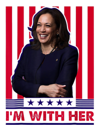 IM With Her Kamala Vote For 2024 President Kamala Harris Valucap Bio-Washed Visor