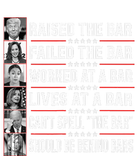 Trump Voter Raised The Bar Failed The Bar Worked At A Bar Zip Tote Bag