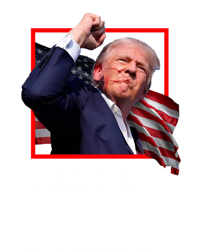 Donald Trump Fight Fighting Fighters Supporters Americans Great Gift Women's V-Neck T-Shirt