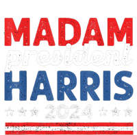 Madam President Harris For Cat Ladies And Women Feminist Womens California Wash Sweatshirt