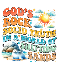 Retro GodS Rock Solid Truth Summer Camp Vbs 2024 Gift Short Acrylic Beanie