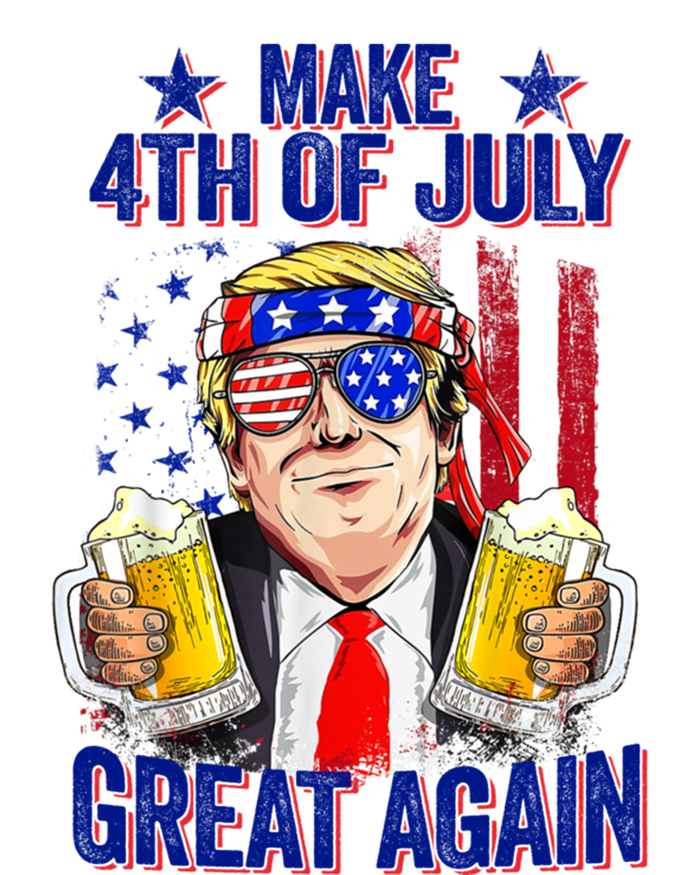 Funny 4th Of July Trump Make 4th Of July Great Again Gift Canvas