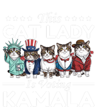 This Cat Lady Voting For Kamala Harris 2024 1st Female President Tie-Dye T-Shirt