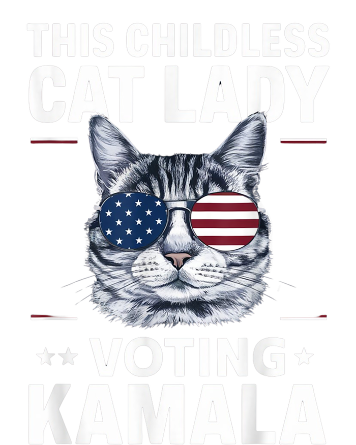 This Childless Cat Lady Is Voting Kamalaharris 2024 High Crown Mesh Back Trucker Hat