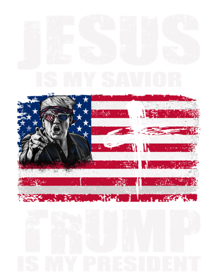 Jesus Is My Savior Trump Is My President Trump 2024 Usa Flag Great Gift Sweatshirt