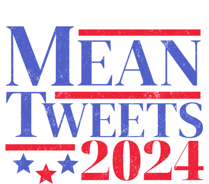 Funny Trump Mean Tweets 2024 Election Campaign Distressed Gift Tall Hoodie