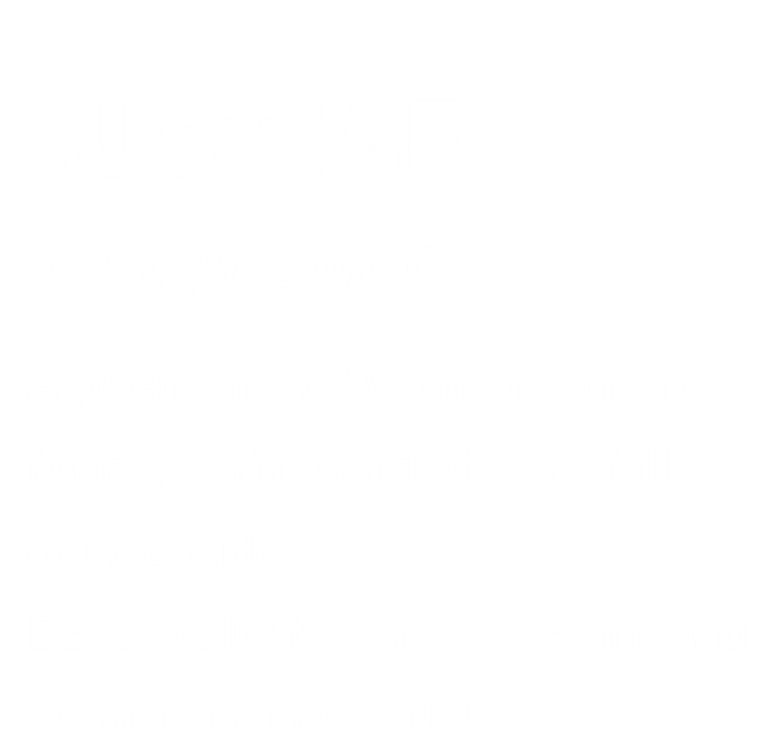 Justine Name Gift Kids T-Shirt