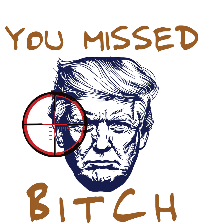 Trump You Missed Bitch Trump Shootting Target Mesh Reversible Basketball Jersey Tank