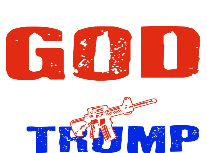 God Guns And Trump 2nd Adt Trump Supporters Meaningful Gift Striped Beanie with Solid Band