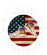 Never Surrender Gold Sneaker Donald Trump 4th Of July Gift T-Shirt