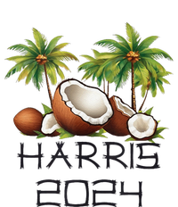 Coconut Tree Kamala Harris 2024 President Vote Blue T-Shirt