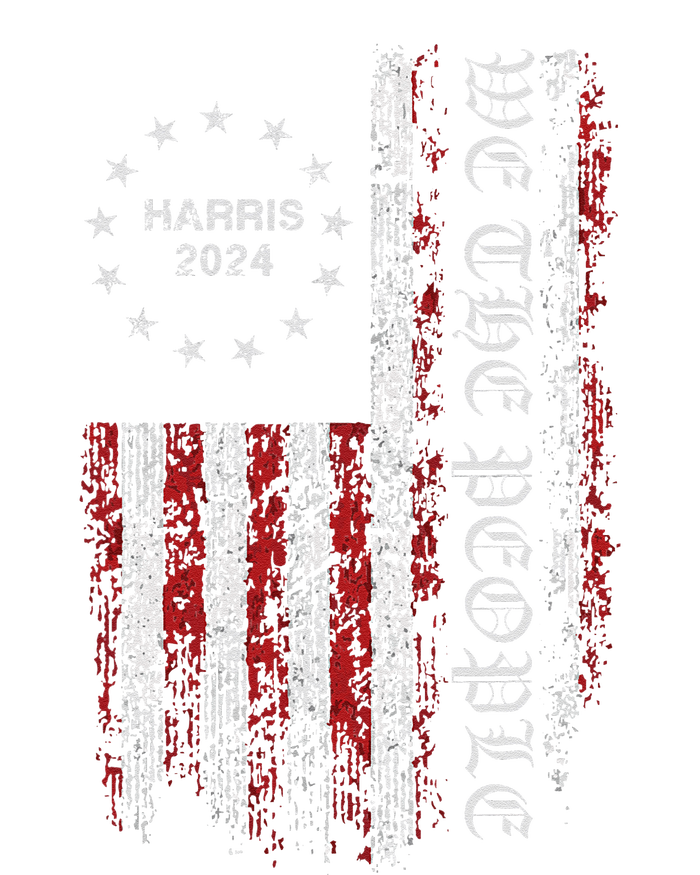 Harris 2024 We The People Us Flag President Campaign Democry Hoodie