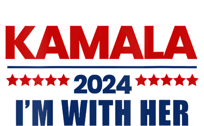 IM With Her Kamala Vote For 2024 President Kamala Harris Womens CVC Long Sleeve Shirt