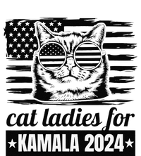 Kamala Harris 2024 Cat Lady Voting Cats Feminine Funny T-Shirt