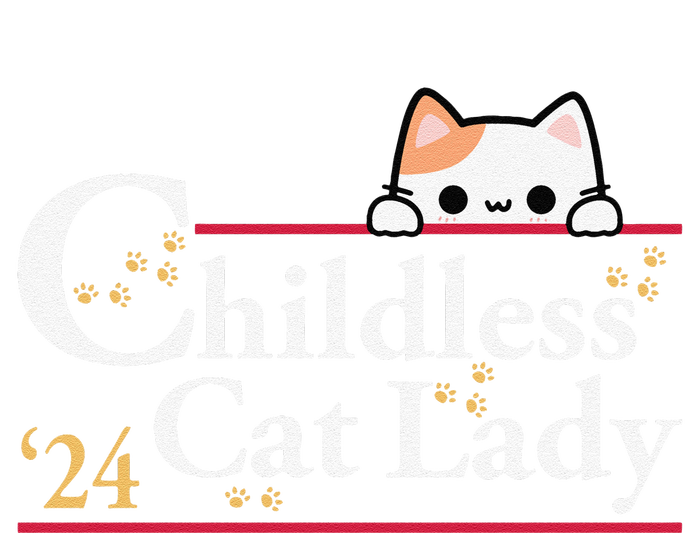 2024 Childless Cat Lady For President T-Shirt