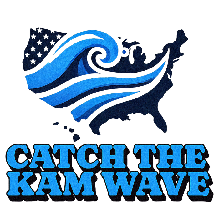 Catch The Kam Wave For Us President Election Vote Kamala T-Shirt