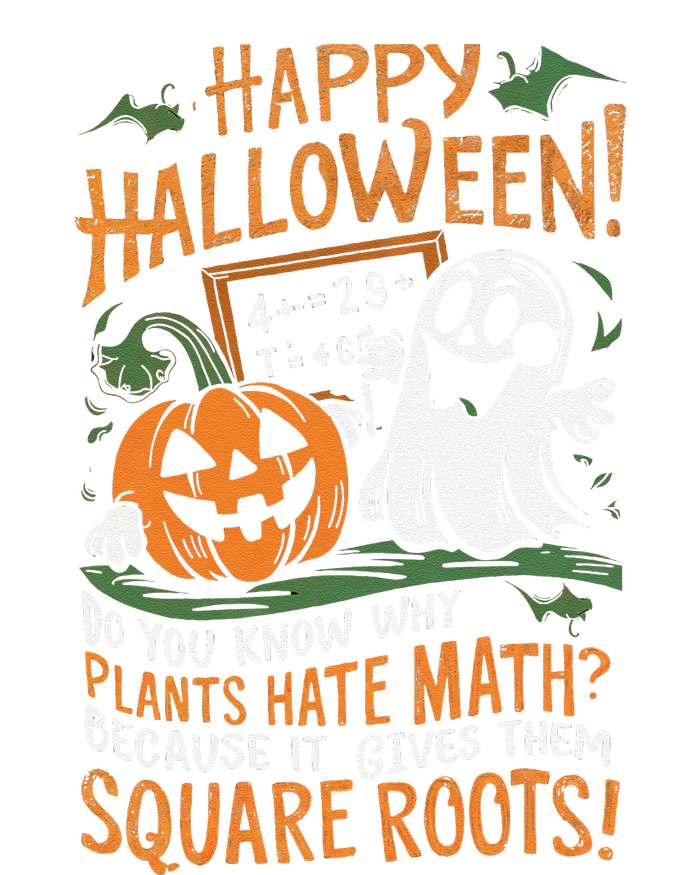 Happy Halloween Math Teacher Scientist Funny T-Shirt